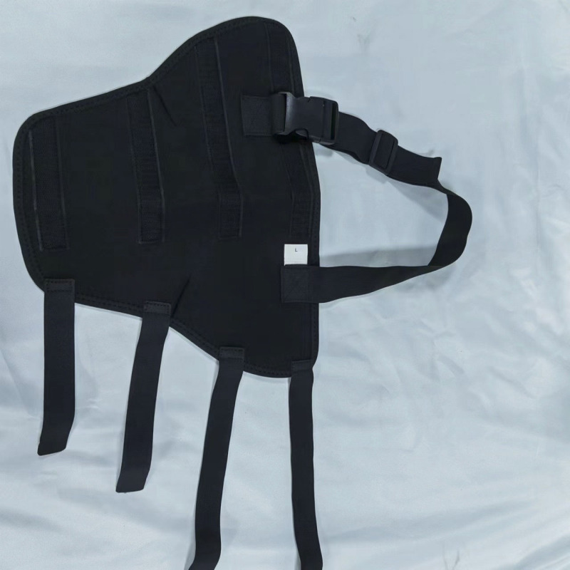 Classic Dog Single Rear Leg Brace Red