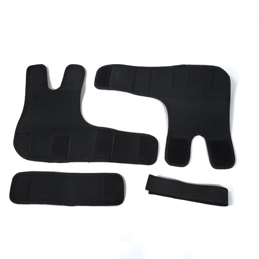 Reflective and Supportive Strips Dog Front Leg Arthritis Brace Red