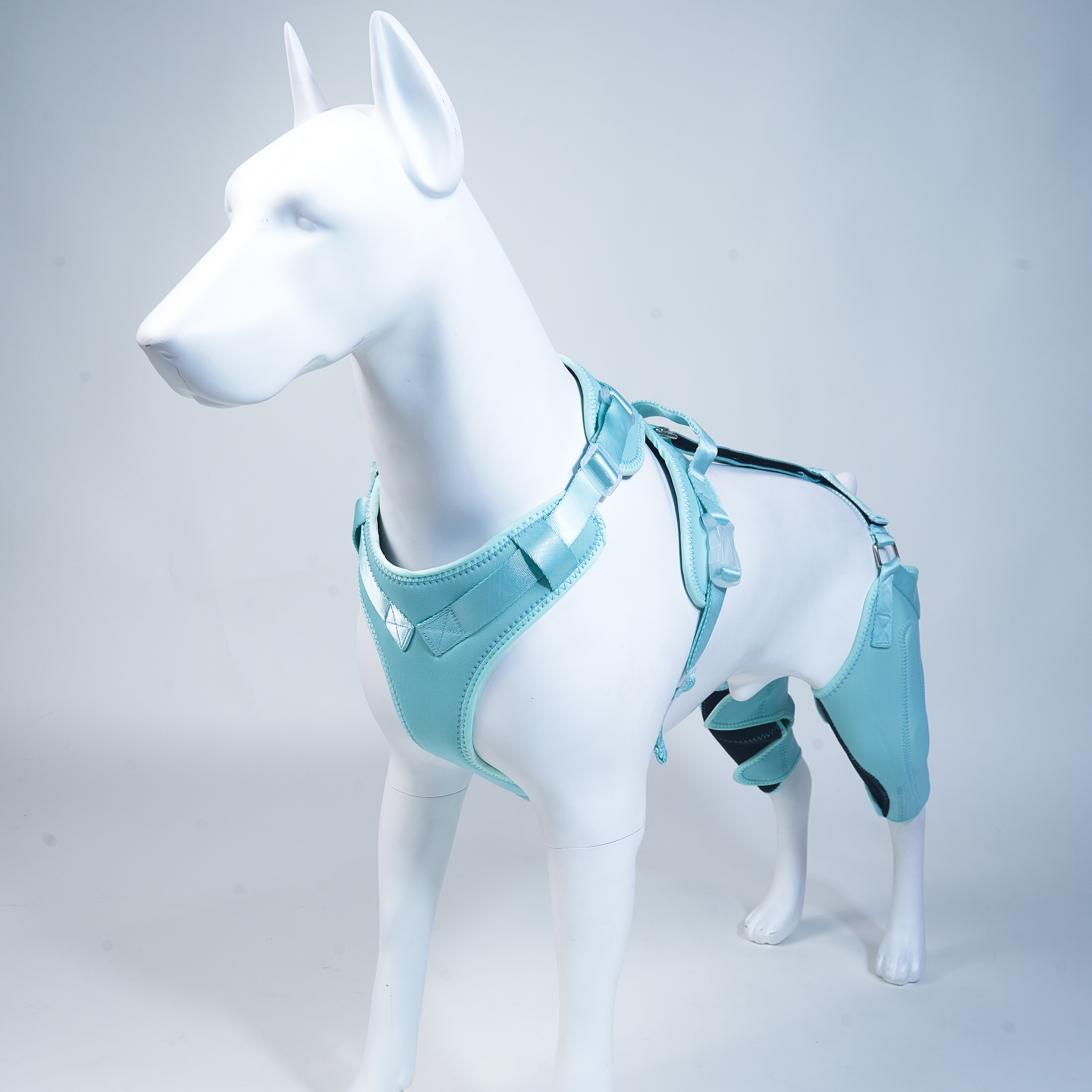 Classic Upgrade Dog Knee Brace with Hinge Green