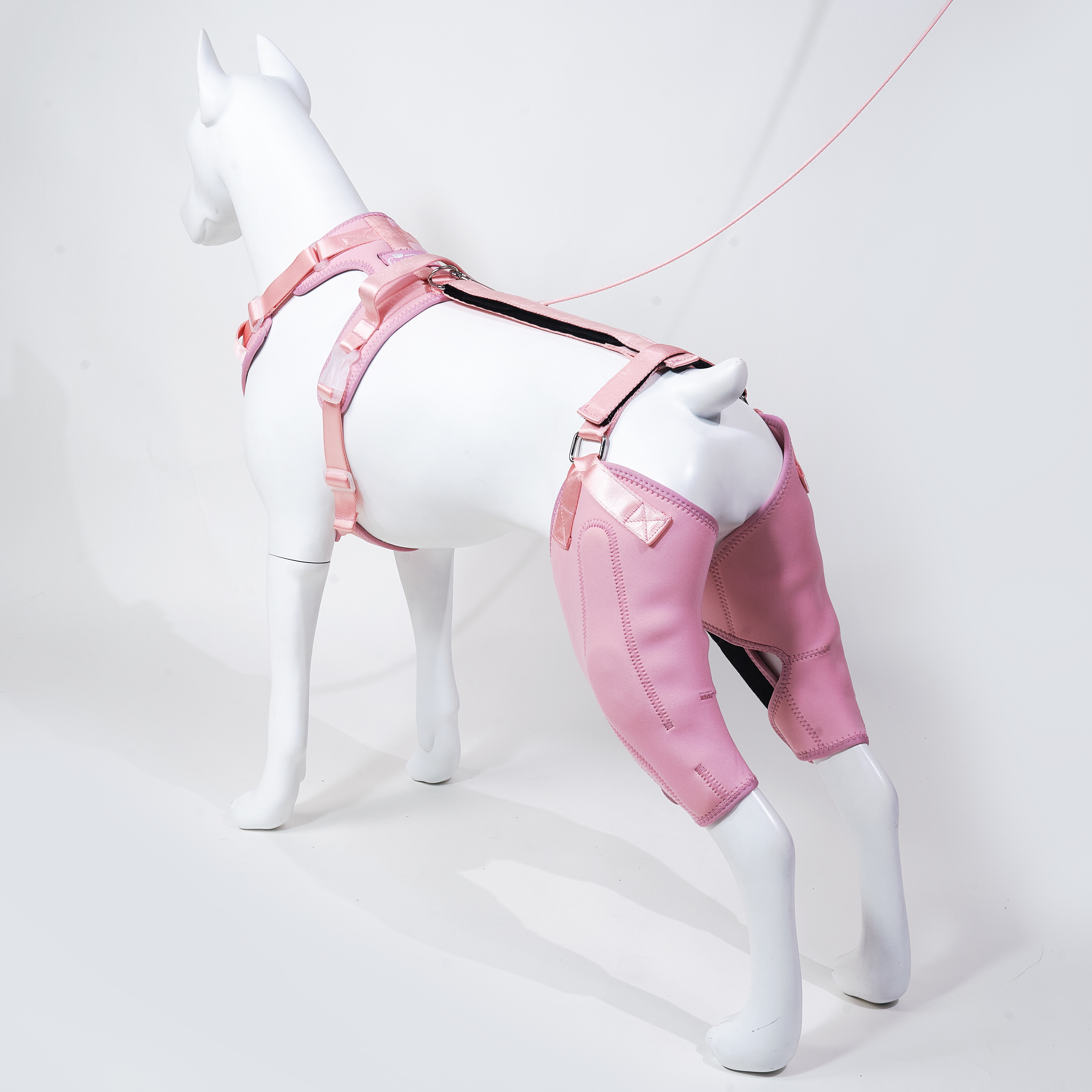 Classic Upgrade Dog Knee Brace with Hinge Pink