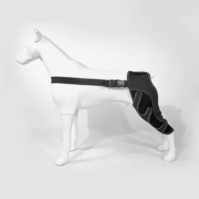 Quick-Release Velcro Design Dog Hind Leg Arthritis Brace Single Leg 01