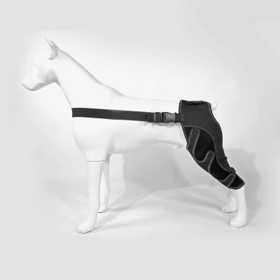 Quick-Release Velcro Design Dog Hind Leg Arthritis Brace Single Leg 01