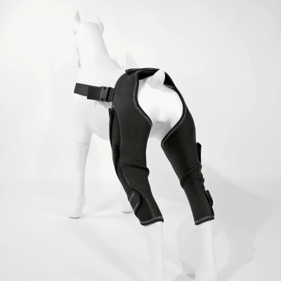 Quick-Release Velcro Design Dog Hind Leg Arthritis Brace Single Leg 02