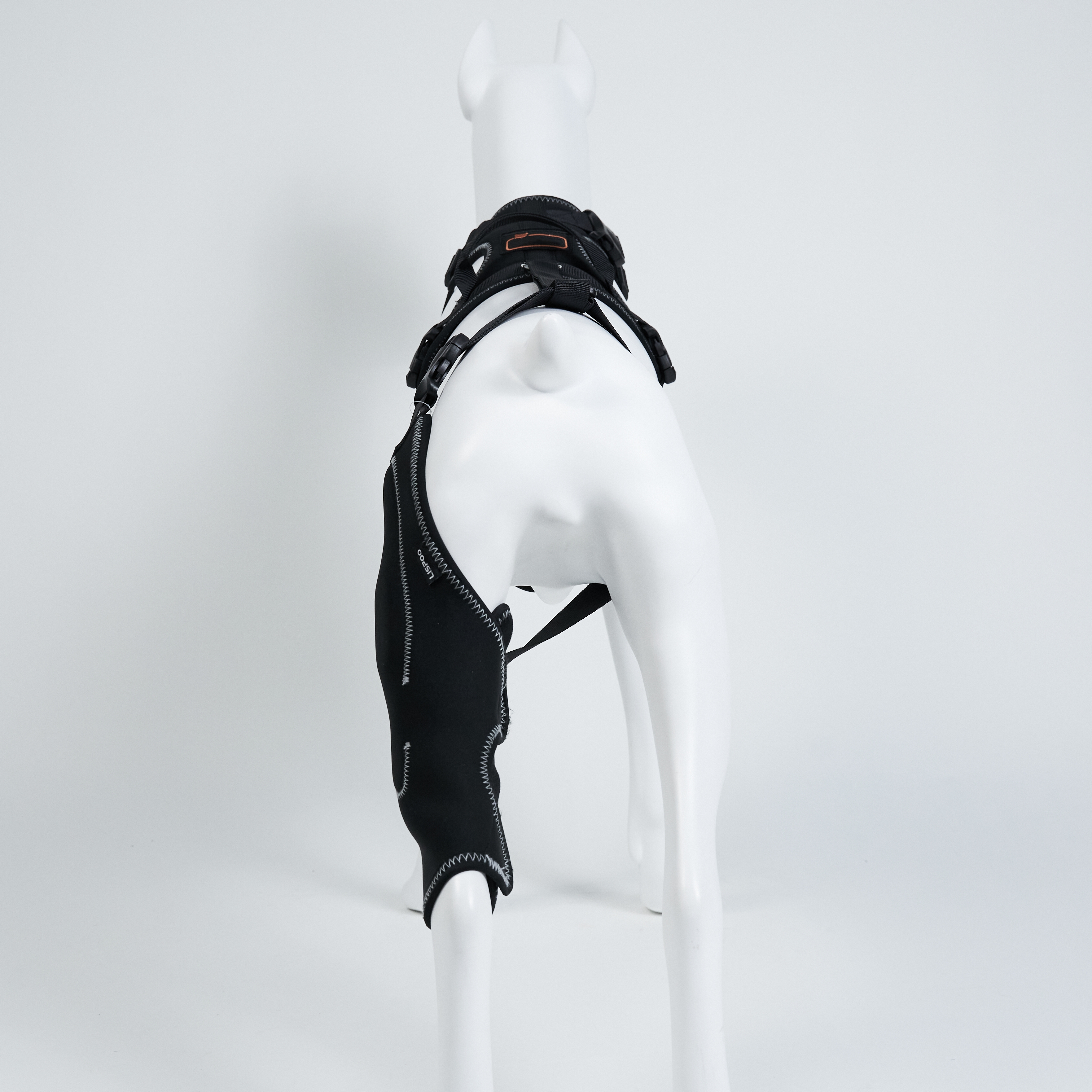 Classic Upgrade Dog Knee Brace with Hinge Single Leg