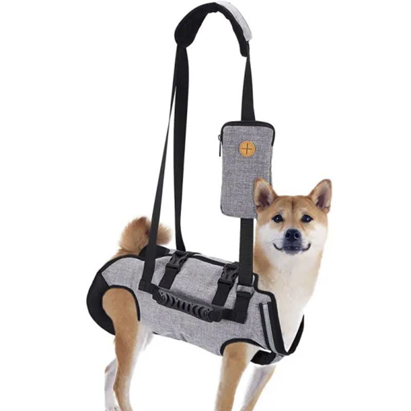 Dog Full-Body Support and Mobility Harness Gray