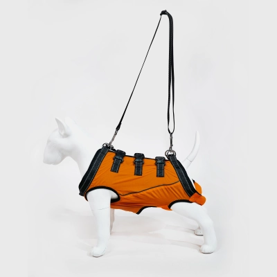 Dog Supportive Lift Harness Garment Orange 02