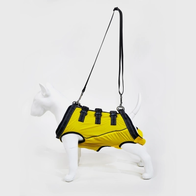 Dog Supportive Lift Harness Garment Yellow 02