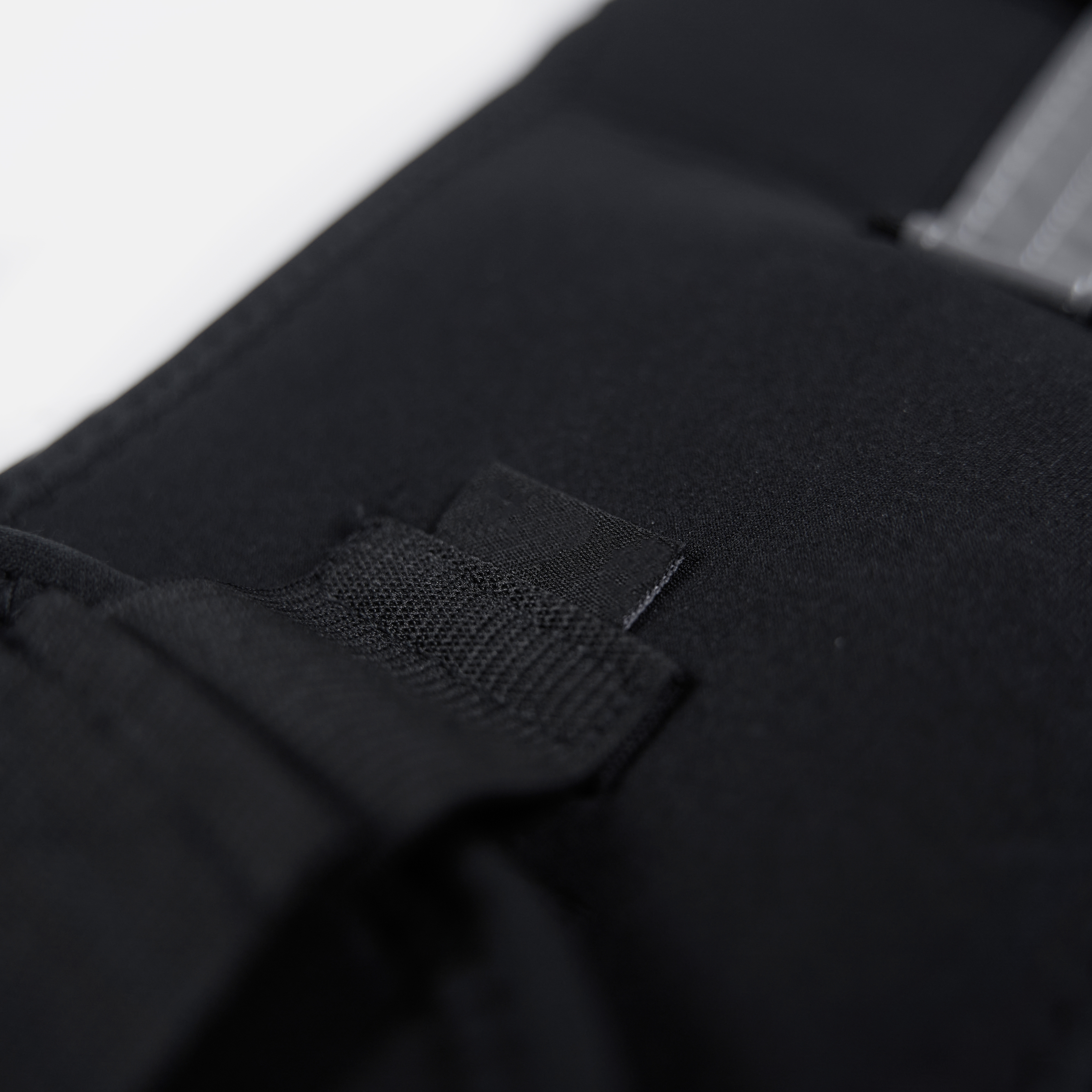 Reflective and Supportive Strips Dog Hind Leg Arthritis Brace Black