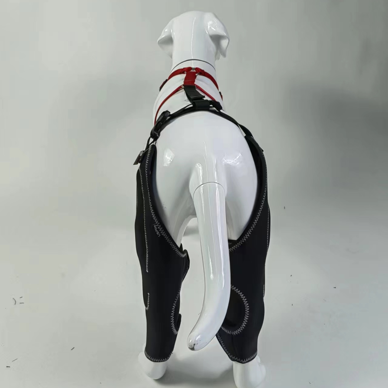 Webbing Design Dog Knee Brace with Hinge Single Leg