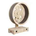 Cat Treadmill Roller Exercise and Play Toy Solid Wood Running Wheel