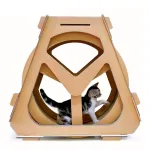 Pet Exercise Treadmill Corrugated Cat Scratching Board Climbing Frame Roller