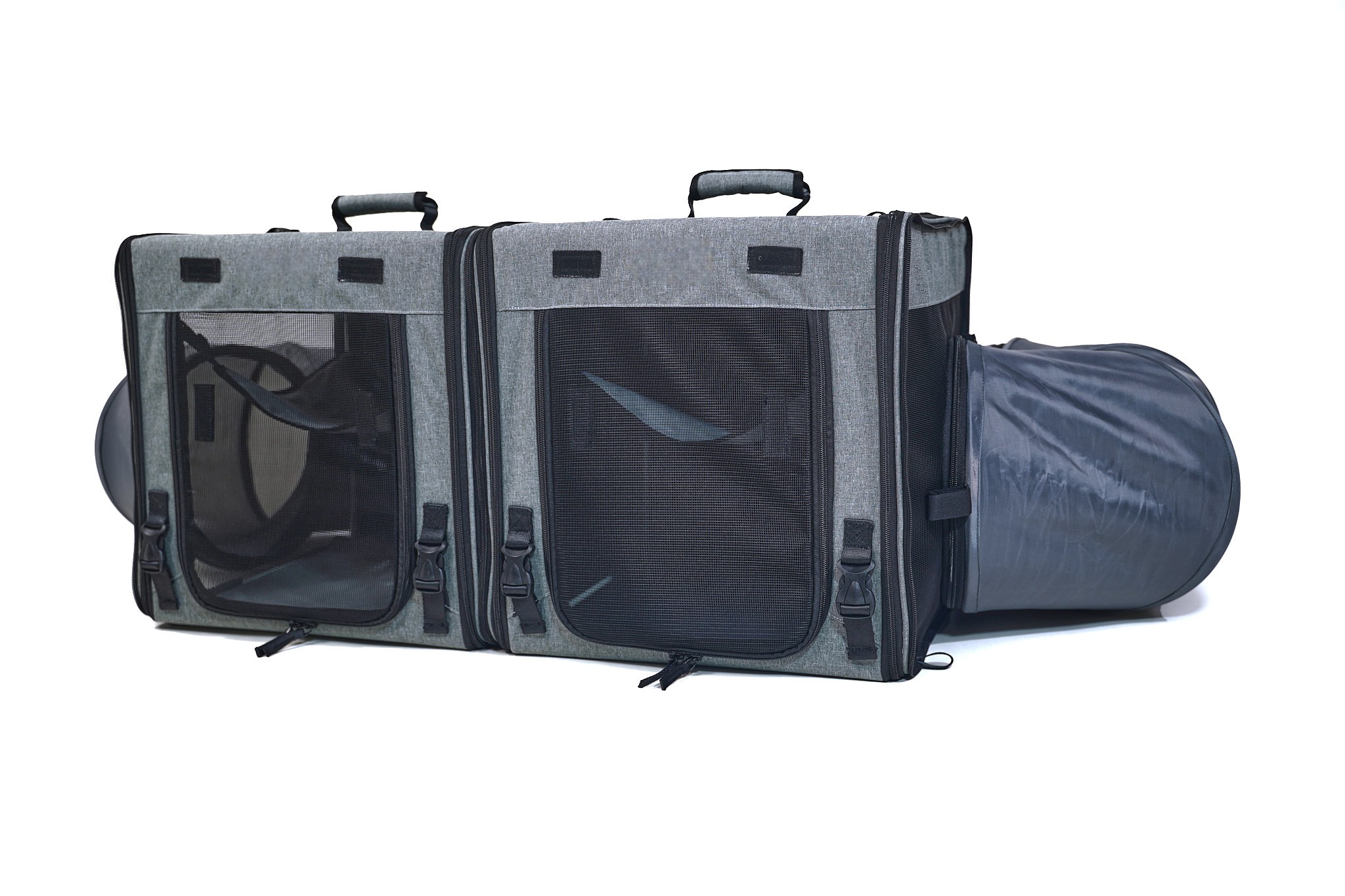 Cat Dog Travel Tunnel Bag Gray