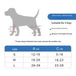 Pet Dog Hind Leg Knee Brace to Prevent Licking and Biting After Surgery