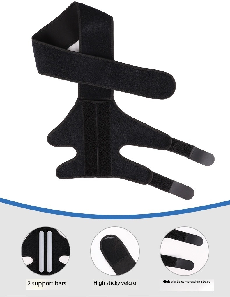 Pet Dog Hind Leg Knee Brace to Prevent Licking and Biting After Surgery