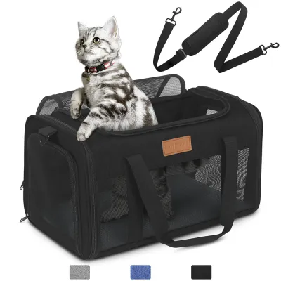 Breathable Cat Puppy Dog Travel Bag for Flights 01