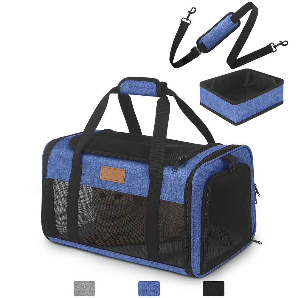 Breathable Cat Puppy Dog Travel Bag for Flights