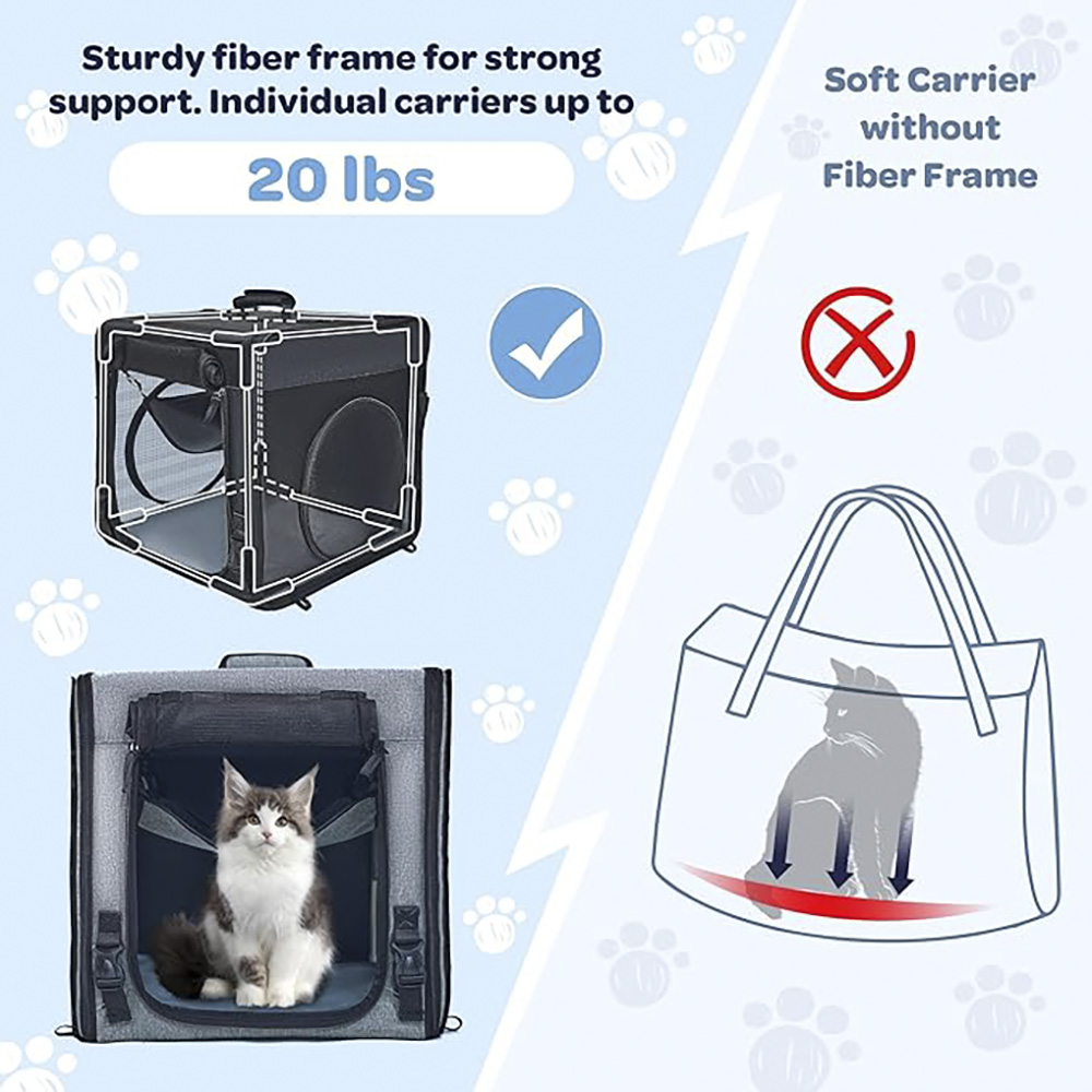 2 door cat carrier