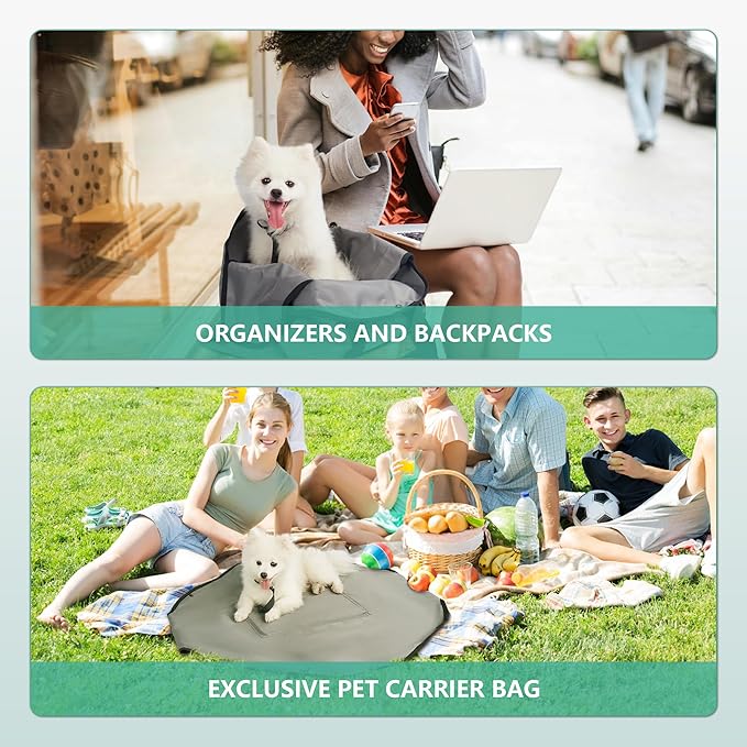 Soft-Sided Puppy Handbag Foldable Travel Dog Purse