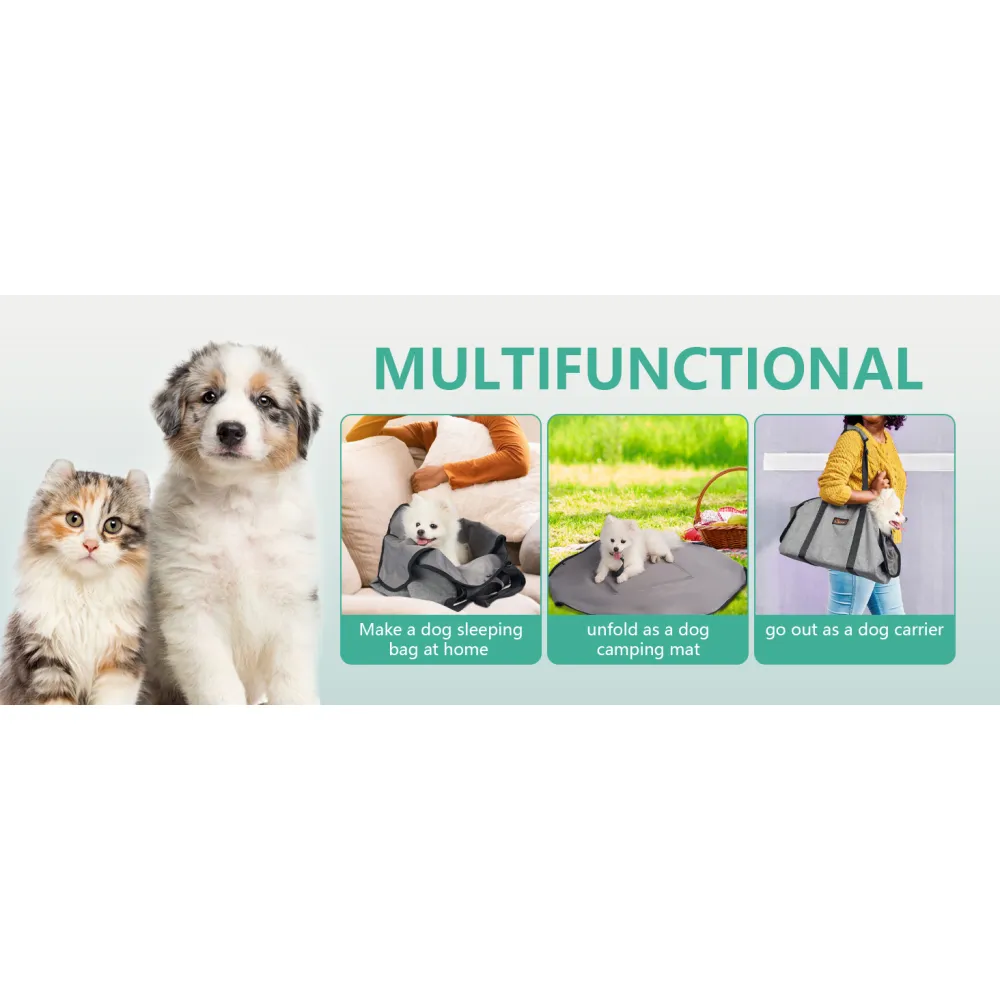 Soft-Sided Puppy Handbag Foldable Travel Dog Purse