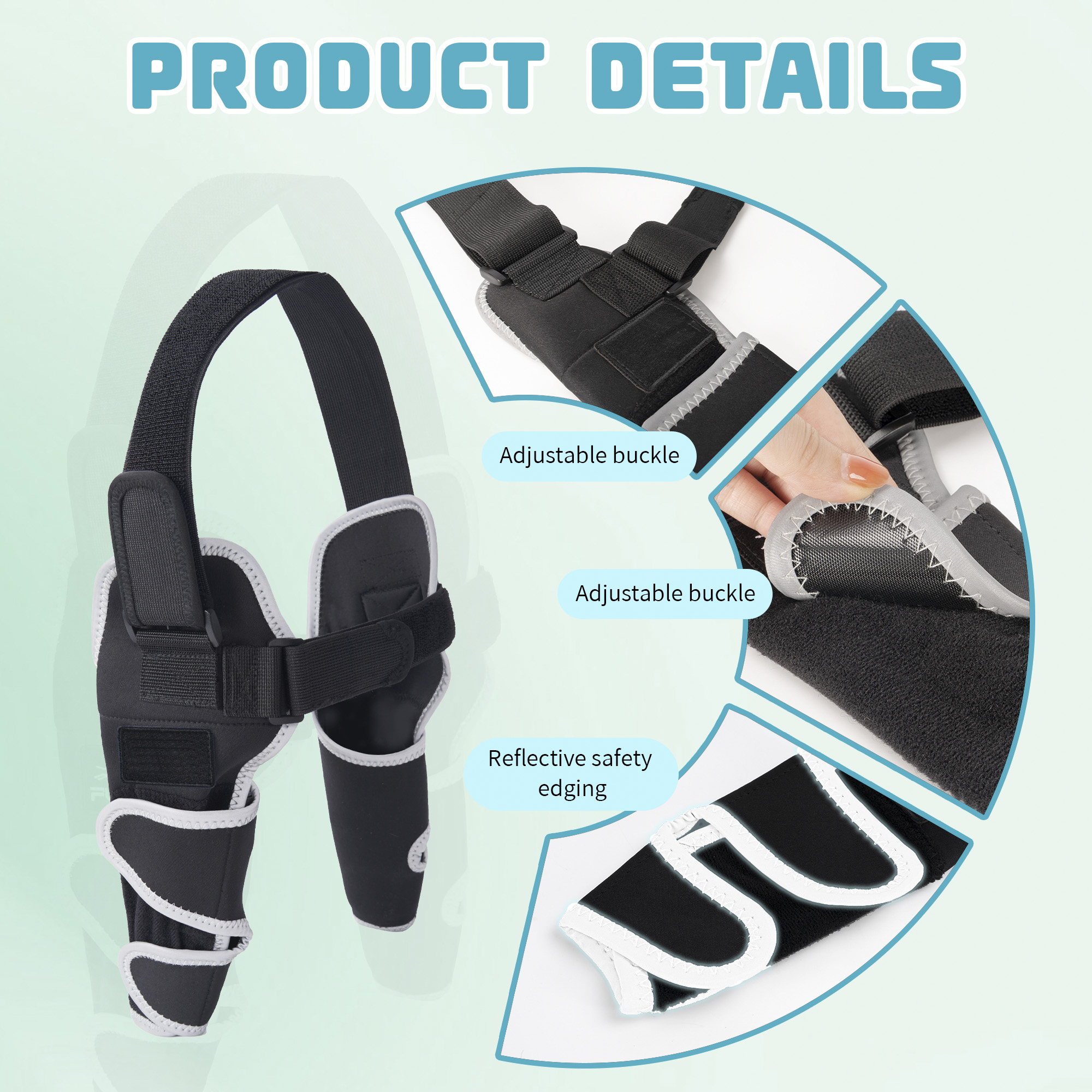 Dog Splint Front Leg Elbow Brace Compression Sleeve for Arthritis