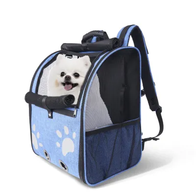 Ergonomic Lightweight Pet Travel Carrier Backpack Bag 01