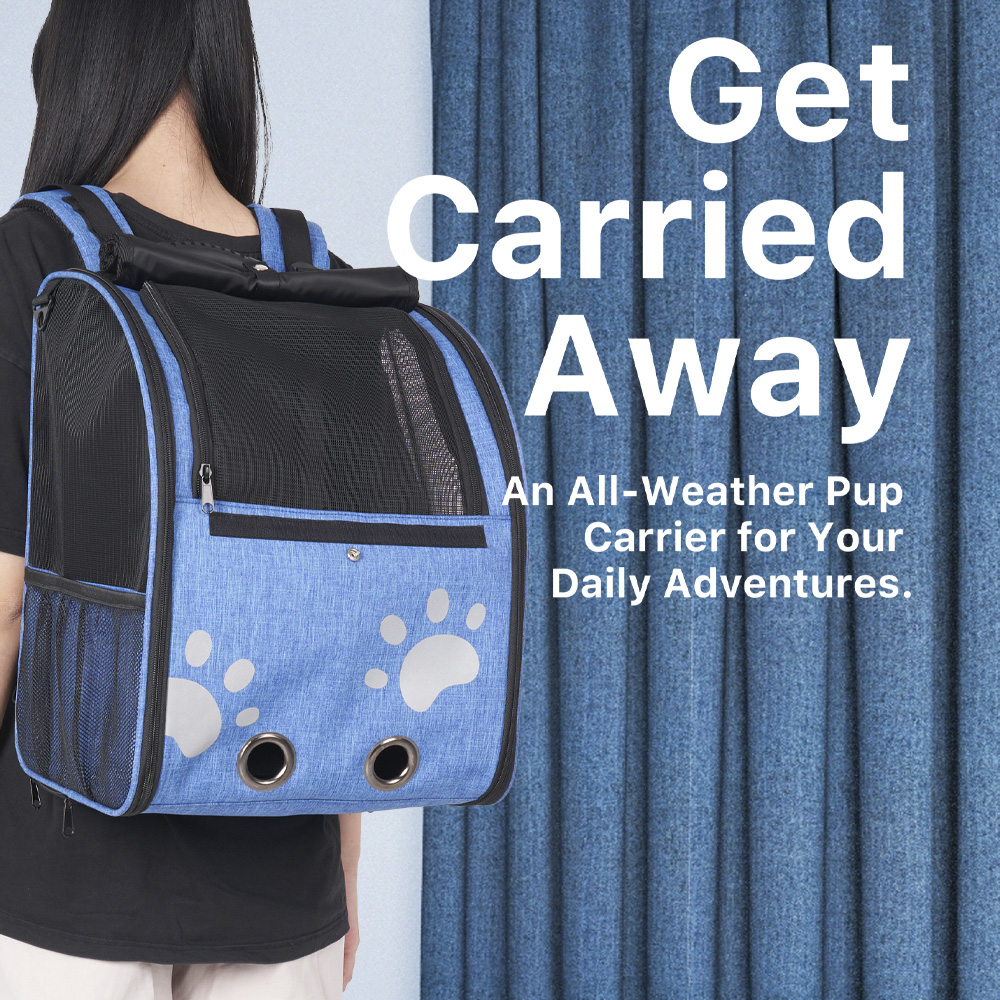 Ergonomic Lightweight Pet Travel Carrier Backpack Bag