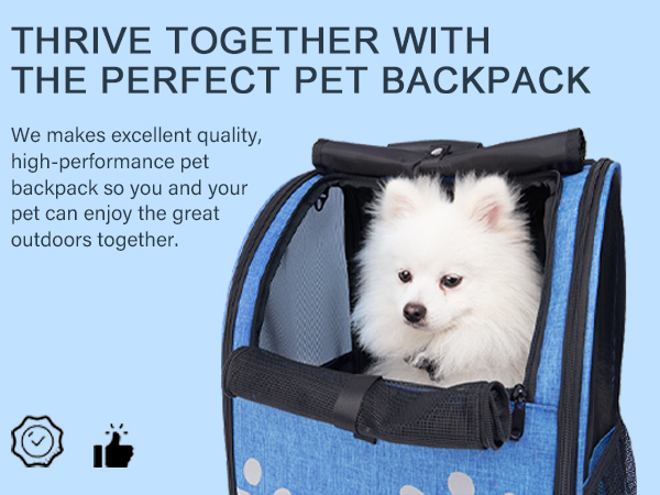 Ergonomic Lightweight Pet Travel Carrier Backpack Bag