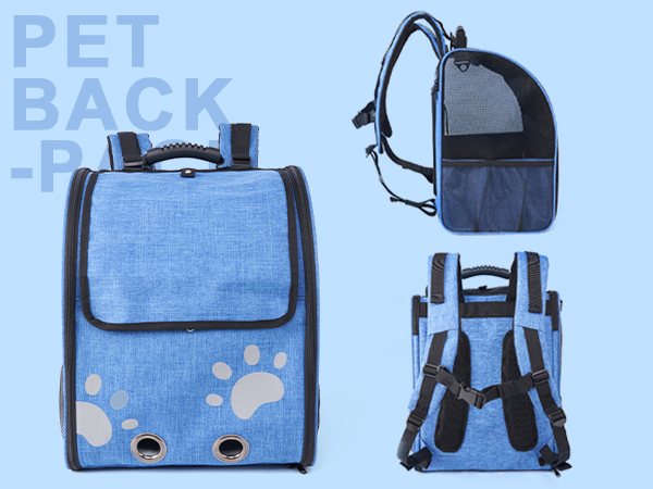 Ergonomic Lightweight Pet Travel Carrier Backpack Bag