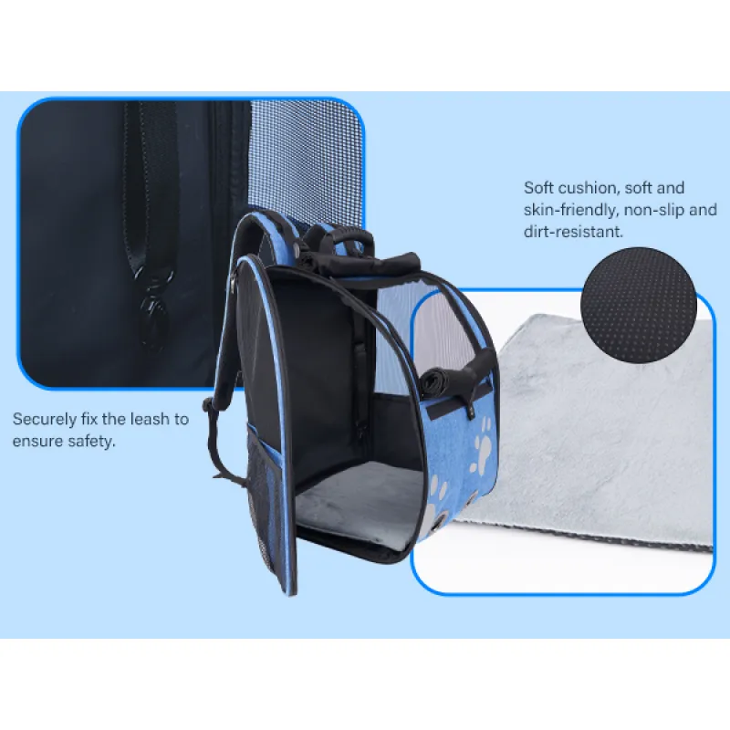 Ergonomic Lightweight Pet Travel Carrier Backpack Bag
