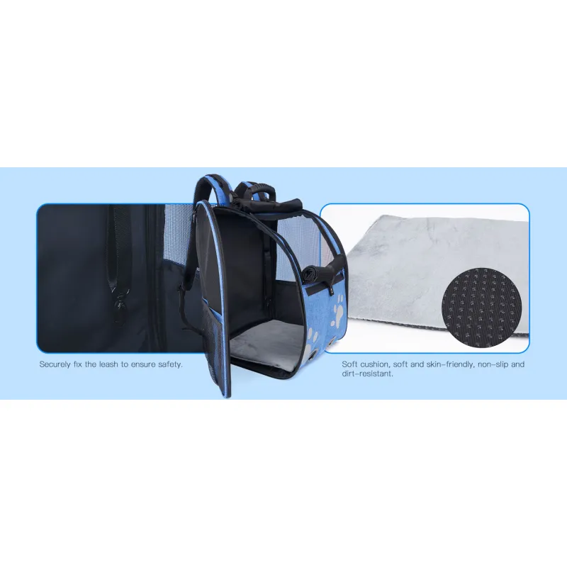 Ergonomic Lightweight Pet Travel Carrier Backpack Bag
