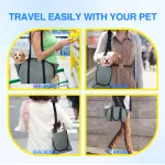 Soft-Sided Small Puppy Portable Oxford Fabric Purse Tote Bag