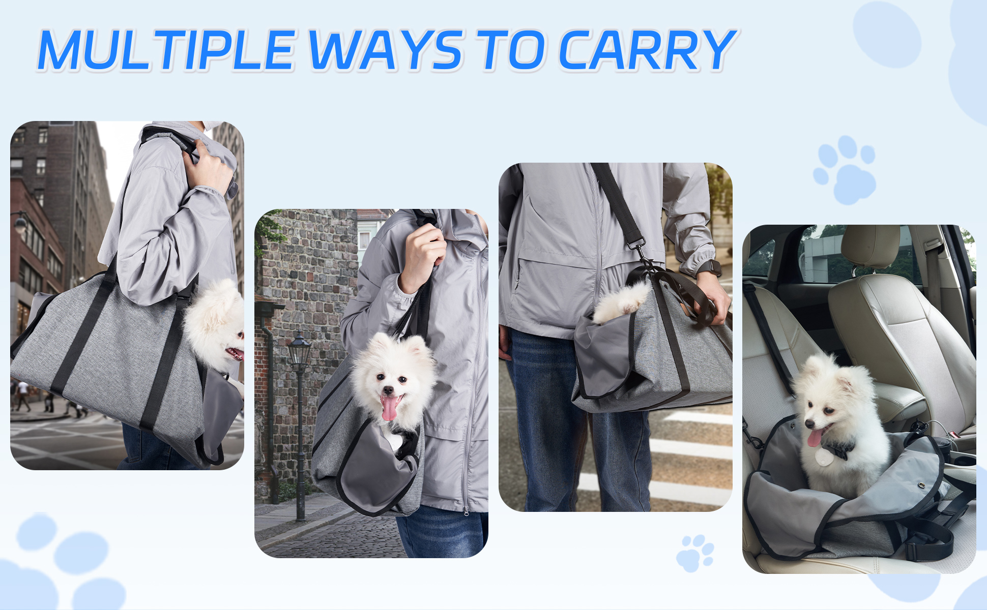 Soft-Sided Small Puppy Portable Oxford Fabric Purse Tote Bag