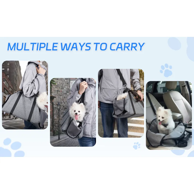 Soft-Sided Small Puppy Portable Oxford Fabric Purse Tote Bag
