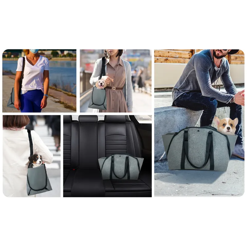 Soft-Sided Small Puppy Portable Oxford Fabric Purse Tote Bag
