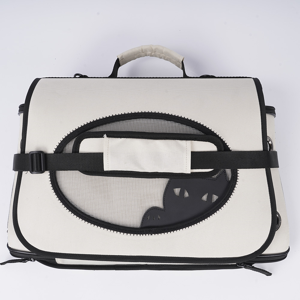 Breathable Cat Tote Carrier Puppy Purse With Wider Shoulder Strap