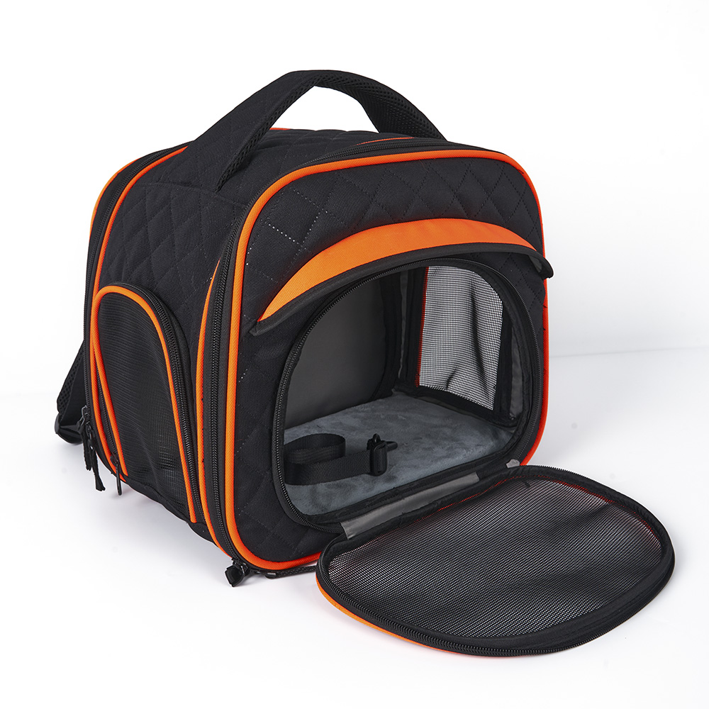 Oxford Fabric Pet Cat Carrier Bag for Travel Hiking Walking Outdoor Use