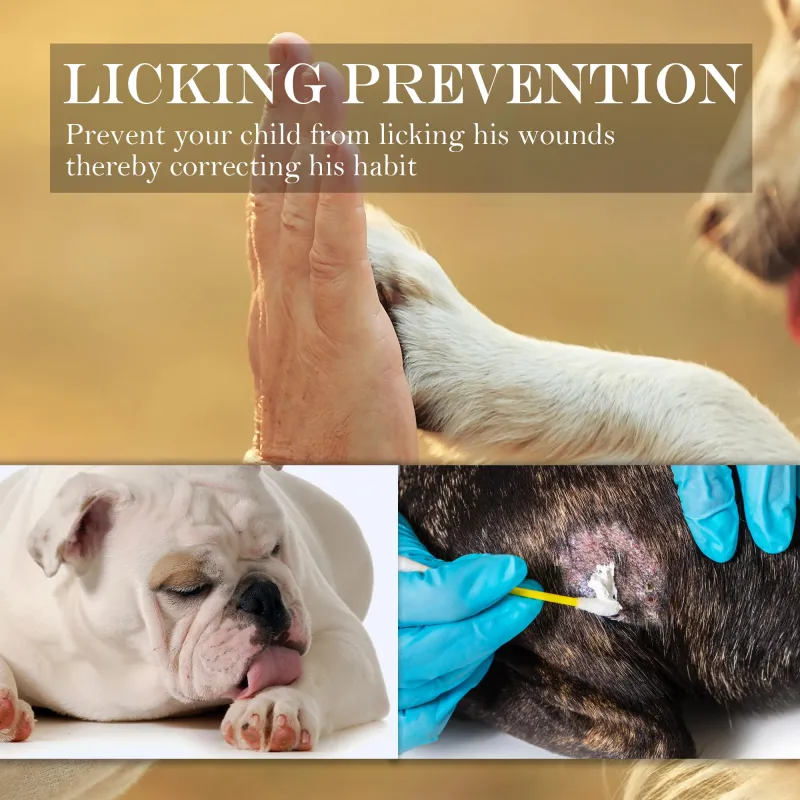 Solid-Color Anti-Lick Dog Elbow Recovery Suit Brace for Dysplasia