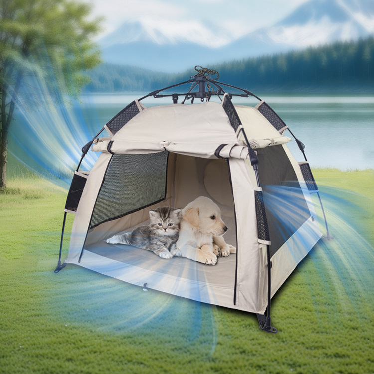 Auto-Folding Pet Tent for Dog Cat Indoor & Camping