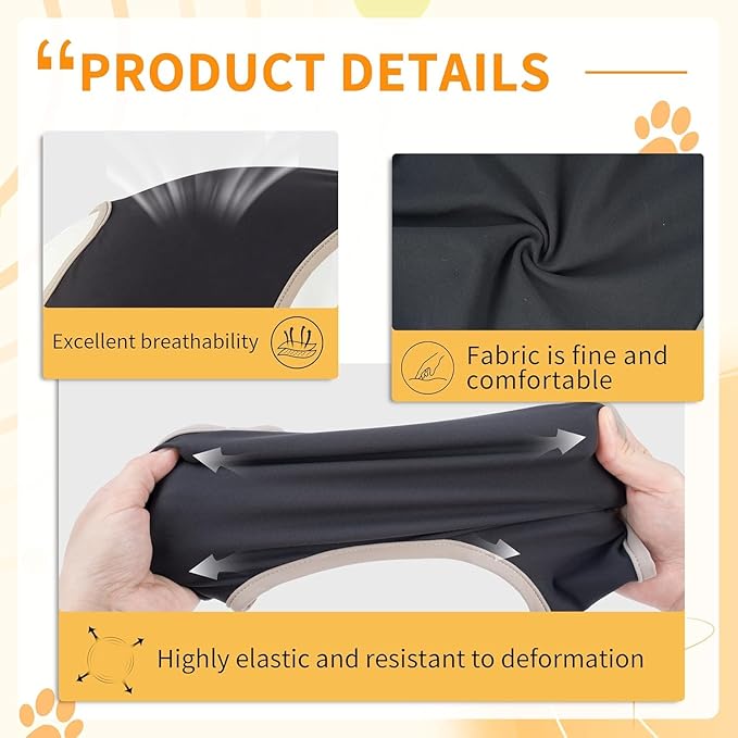 Solid-Color Anti-Lick Dog Rear Leg Brace Support for Back Legs