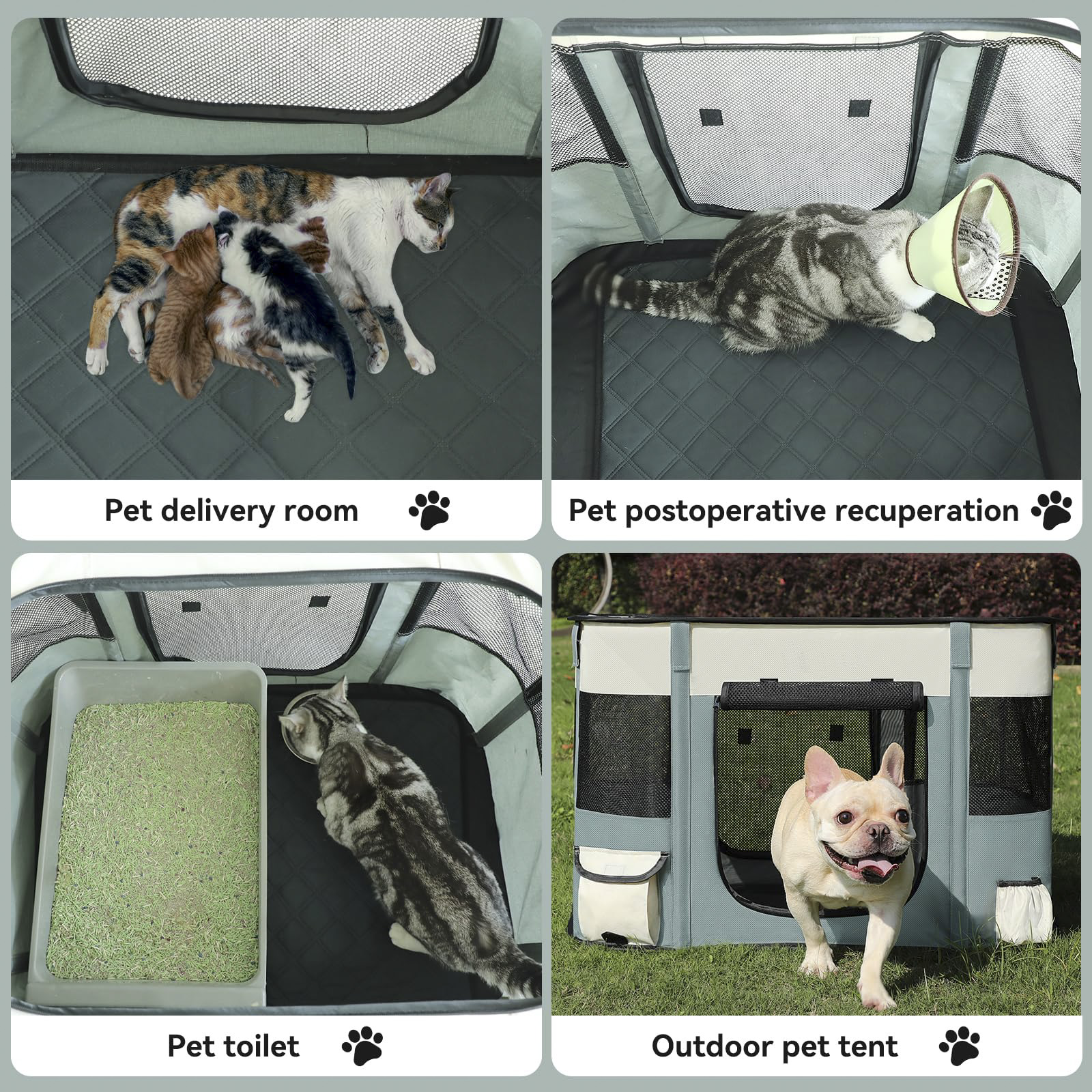 Pet Puppy Cat Portable Playpens for Outdoor Travel Tent