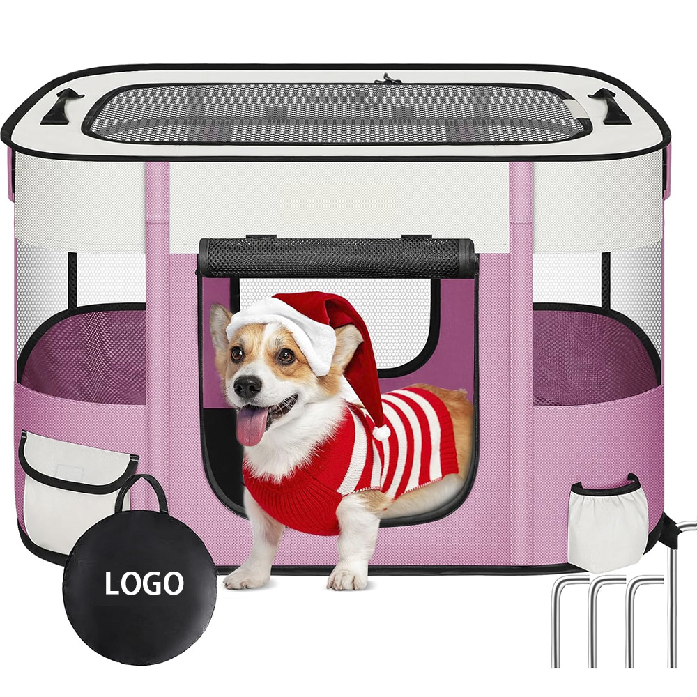 Pet Puppy Cat Portable Playpens for Outdoor Travel Tent