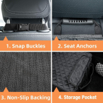 Dog Back Seat Protector for Car