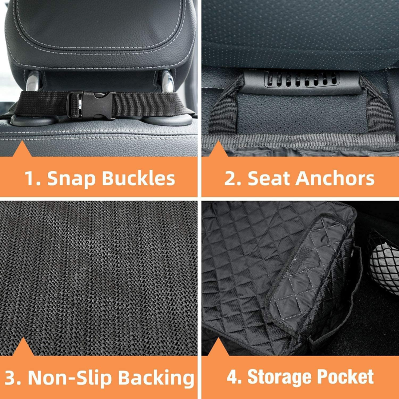 Dog Back Seat Protector for Car