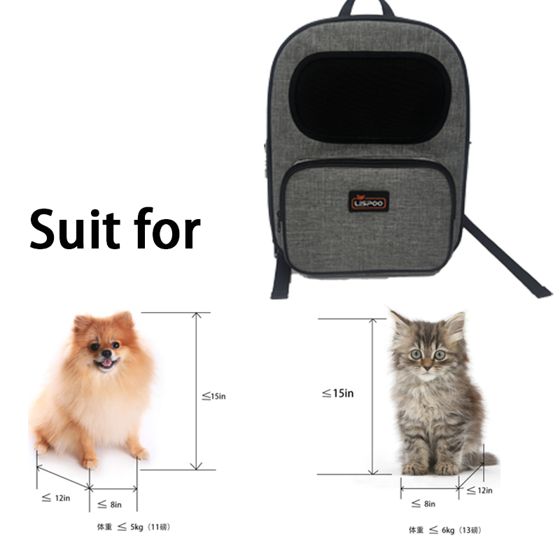 Canvas Soft Breathable Backpack for Cats and Dogs