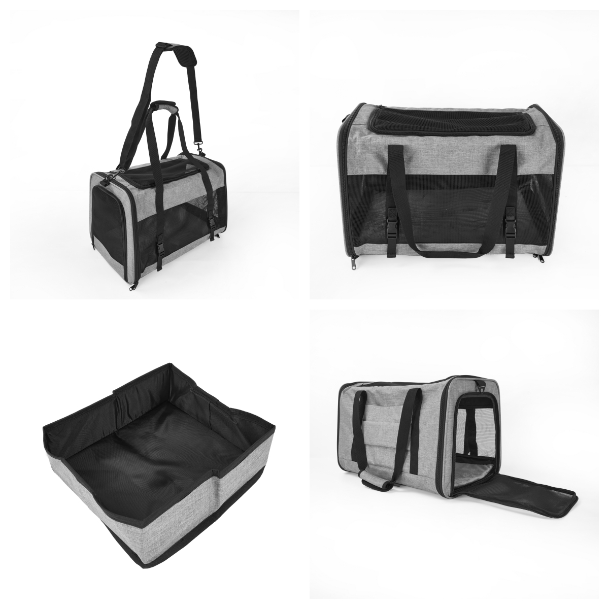 Foldable Pet Travel Tote for Small Pets