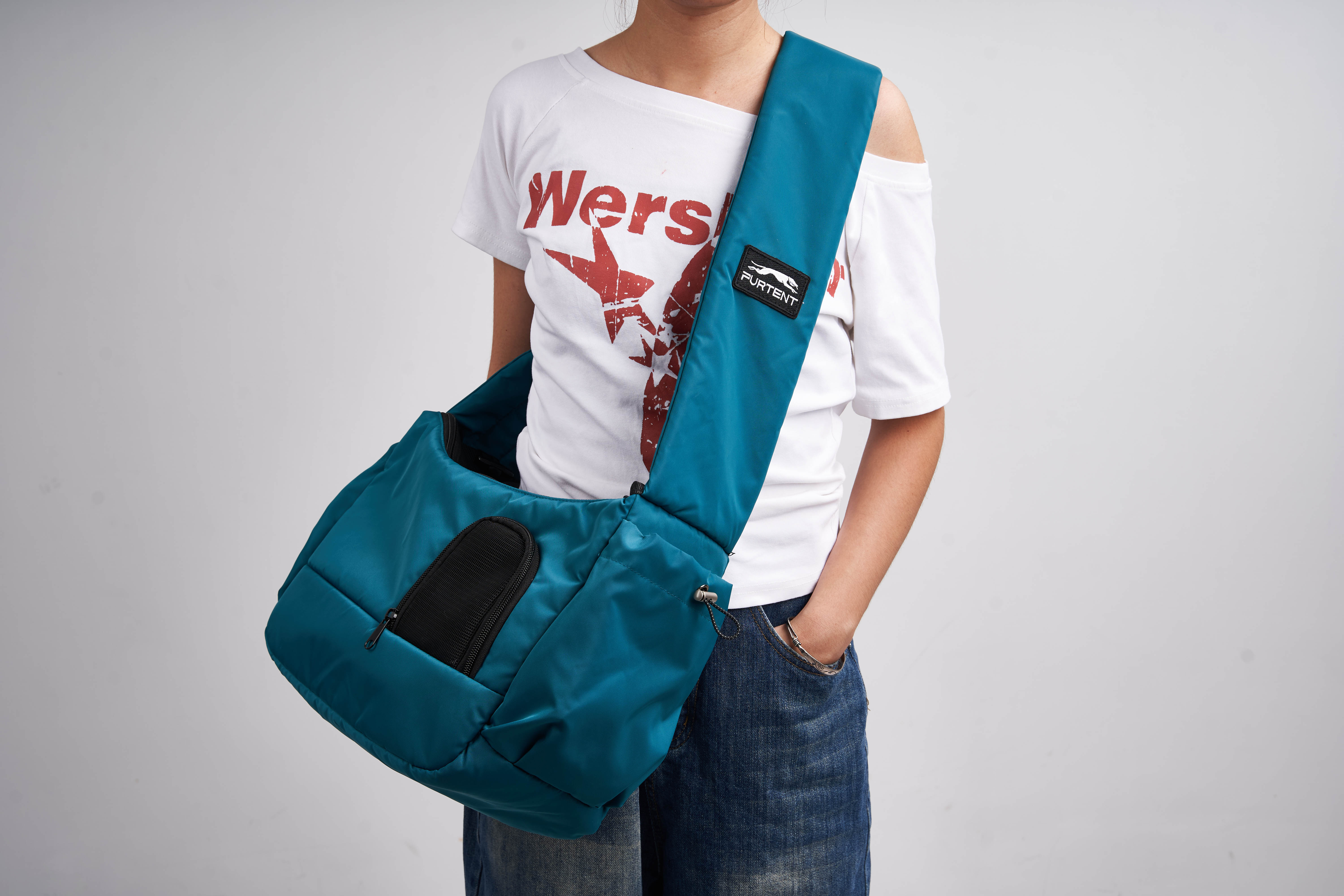 Comfortable Nylon Small Dog Cat Sling Bag