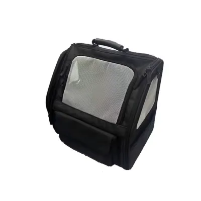  Double Shoulder Pet Bag Puppy Carrier Travel Pack With Breathable 02