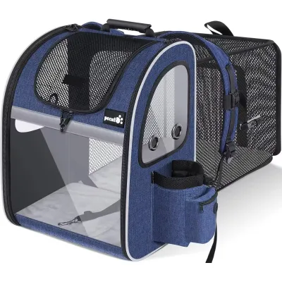 Customizable Oxford Material Zipper Closure Pet Backpack 02
