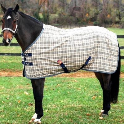 Custom Winter Waterproof Breathable Horse Rug with Neck Cover | OEM/ODM Warm Horse Blanket for Cold Weather 01