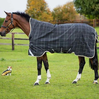 Custom Winter Waterproof Breathable Horse Rug with Neck Cover | OEM/ODM Warm Horse Blanket for Cold Weather 02